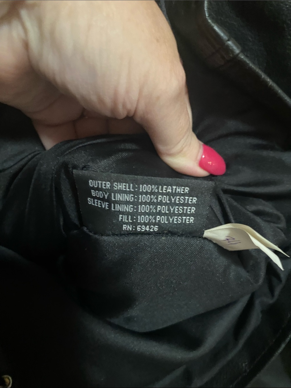 Wilson’s leather X Harley-Davidson Black Leather Biker Jacket with Wing Patch S - Picture 6 of 9